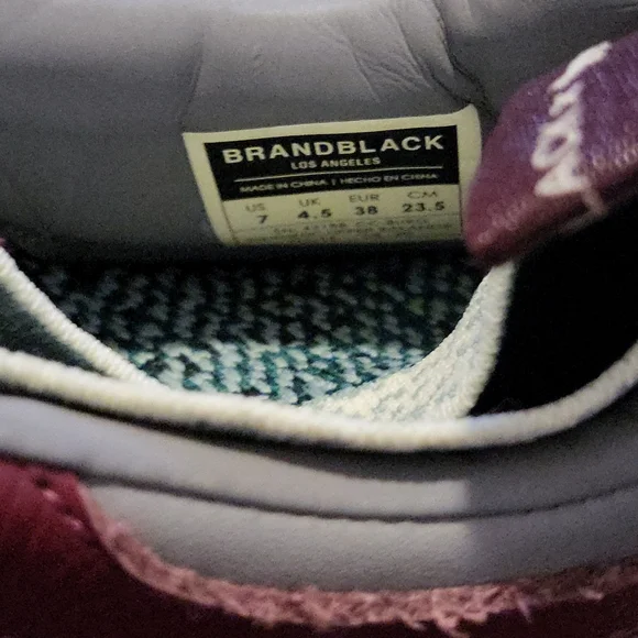 Maison Kitsune x Brandblack collab multicolor knit sneakers sz 38 - Picture 4 of 6